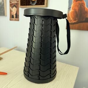 Sports Telescoping Stool Collapsable Travel Sturdy